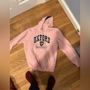 Oxford University Pink Hoodie